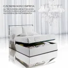 Cama individual en Hierro forjado Hefesto viadurini