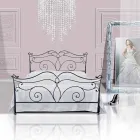 Cama individual en Hierro forjado Febo viadurini