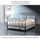 Cama individual en Hierro forjado Clavel viadurini