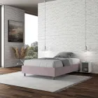 Cama Queen Size 140x200 cm Revestida en Microfibra Fabricada en Italia - Atleta viadurini