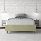 Cama Queen Size 140x200 cm Revestida en Microfibra Fabricada en Italia - Atleta viadurini