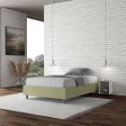 Cama Queen Size 140x200 cm Revestida en Microfibra Fabricada en Italia - Atleta viadurini