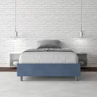 Cama Queen Size 140x200 cm Revestida en Microfibra Fabricada en Italia - Atleta viadurini
