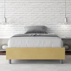 Cama Queen Size 140x200 cm Revestida en Microfibra Fabricada en Italia - Atleta viadurini