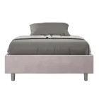 Cama Queen Size 140x200 cm Revestida en Microfibra Fabricada en Italia - Atleta viadurini