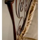 Una cama de plaza y media Hierro forjado Ares viadurini