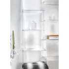 Librería de pared en diseño de plexiglás transparente hasta 4 elementos - Trezza viadurini