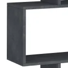 Estantería de pared de diseño vertical para sala de estar en madera 3 acabados - Minetta viadurini