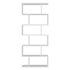 Estantería de pared de diseño vertical para sala de estar en madera 3 acabados - Minetta viadurini