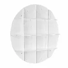 Librería moderna de pared de diseño Gio, hecha en Italia. viadurini