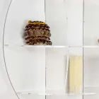 Librería moderna de pared de diseño Gio, hecha en Italia. viadurini