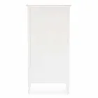 Librería clásica de suelo de madera con tiradores metálicos Homemotion - Spina viadurini