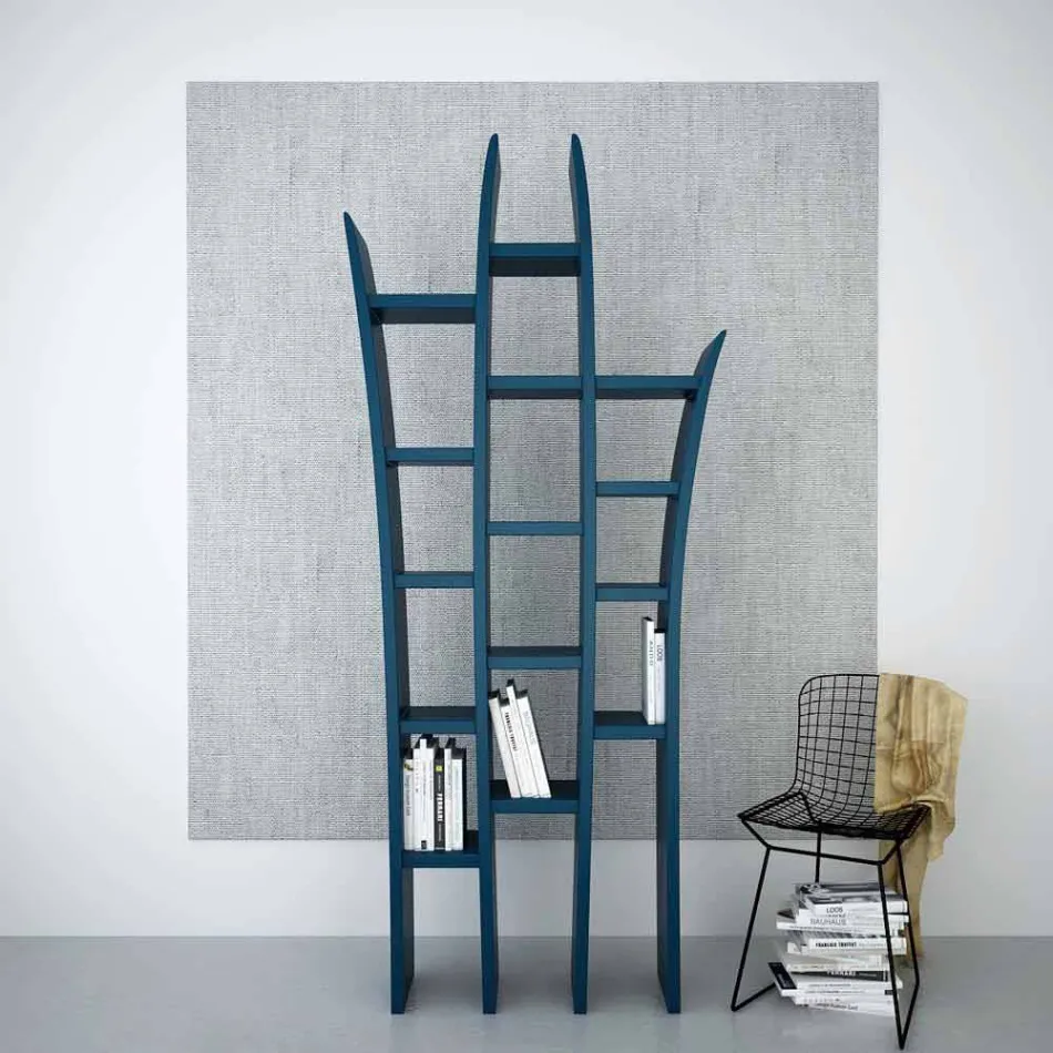 Herba estantería de diseño moderno hecha en Italia. viadurini