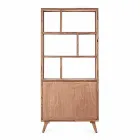 Estantería de suelo de diseño vintage en madera y acero Homemotion - Ventador viadurini