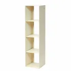 Librería moderna de piso de hierro negro, rojo, blanco o gris Made in Italy - Pls viadurini