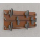 Biblioteca de diseño Battikuore 186x101 (3 estantes) Mabele viadurini