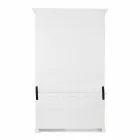 Librería de madera de diseño clásico con escalera decorativa Homemotion - Cedro viadurini