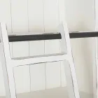 Librería de madera de diseño clásico con escalera decorativa Homemotion - Cedro viadurini