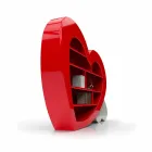 Librería de diseño en Adamantx® Cuore Made in Italy viadurini