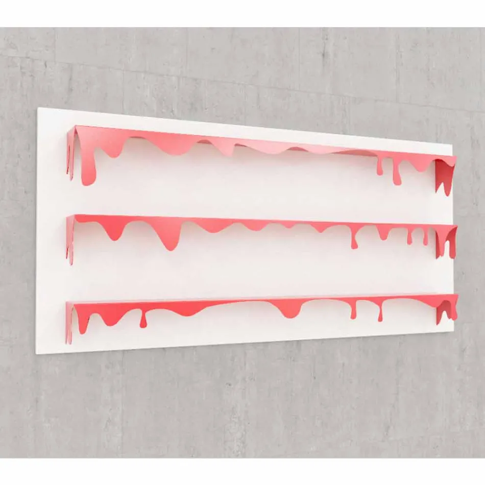 Biblioteca de diseño Kolata 186x86 (3 estantes) Mabele viadurini