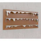 Biblioteca de diseño Kolata 186x86 (3 estantes) Mabele viadurini