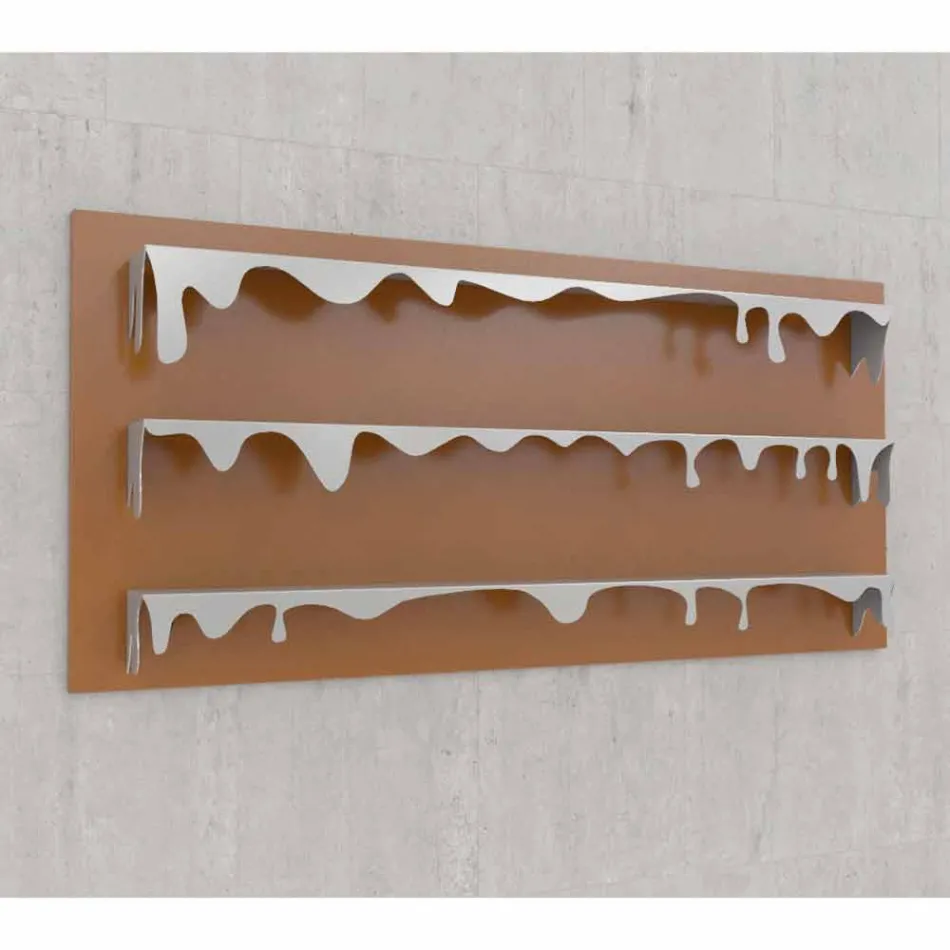 Biblioteca de diseño Kolata 186x86 (3 estantes) Mabele viadurini