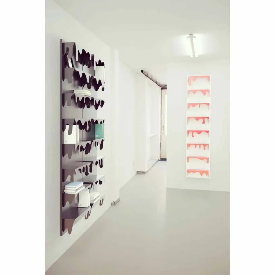 Biblioteca de diseño Kolata 50x127 (8 estantes) Mabele viadurini