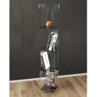 Librería independiente en cristal acrílico transparente o ahumado - Icaria viadurini