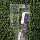 Librería independiente en cristal acrílico transparente o ahumado - Icaria viadurini