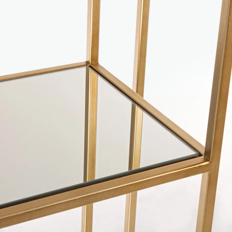 Librería independiente con estantes de acero y vidrio de diseño elegante - Noralea viadurini