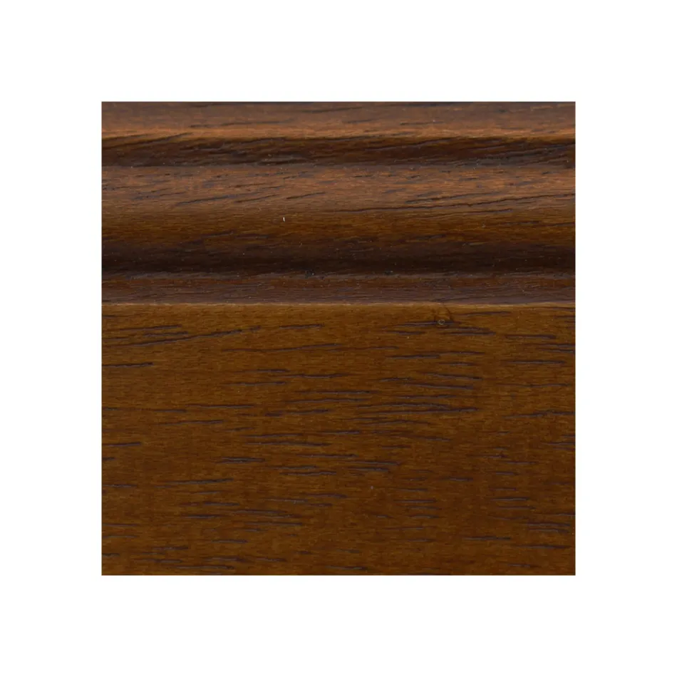 Librería en madera de cerezo patinada con 6 compartimentos abiertos Made in Italy - Camene viadurini