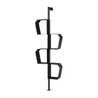 Librería de metal pintado con patas ajustables, fabricada en Italia - Fernanda viadurini