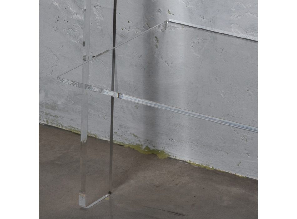 Librería para salón en cristal acrílico transparente 2 tamaños - Parotta viadurini