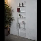 Librería para salón en cristal acrílico transparente 2 tamaños - Parotta viadurini