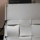 Revistero de pared de cuero de diseño Lory, hecho en Italia viadurini