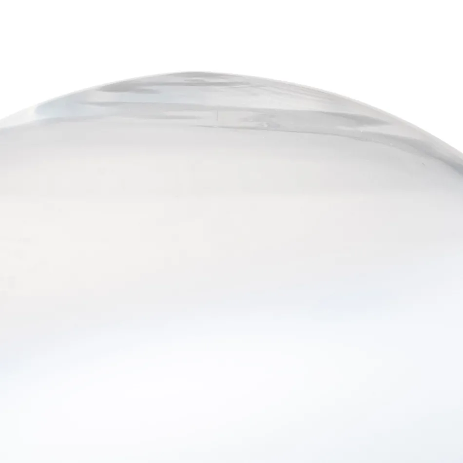 Lámpara de mesa Isotta de cristal y metal en dos tamaños, fabricada en Italia. viadurini