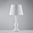 Lámpara de madera con pantalla fabricada en Italia para decoración de interiores - Siena viadurini