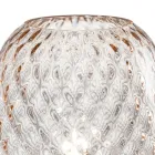 Lámpara de mesa pequeña de cristal soplado a mano, fabricada en Italia - Elisia  viadurini