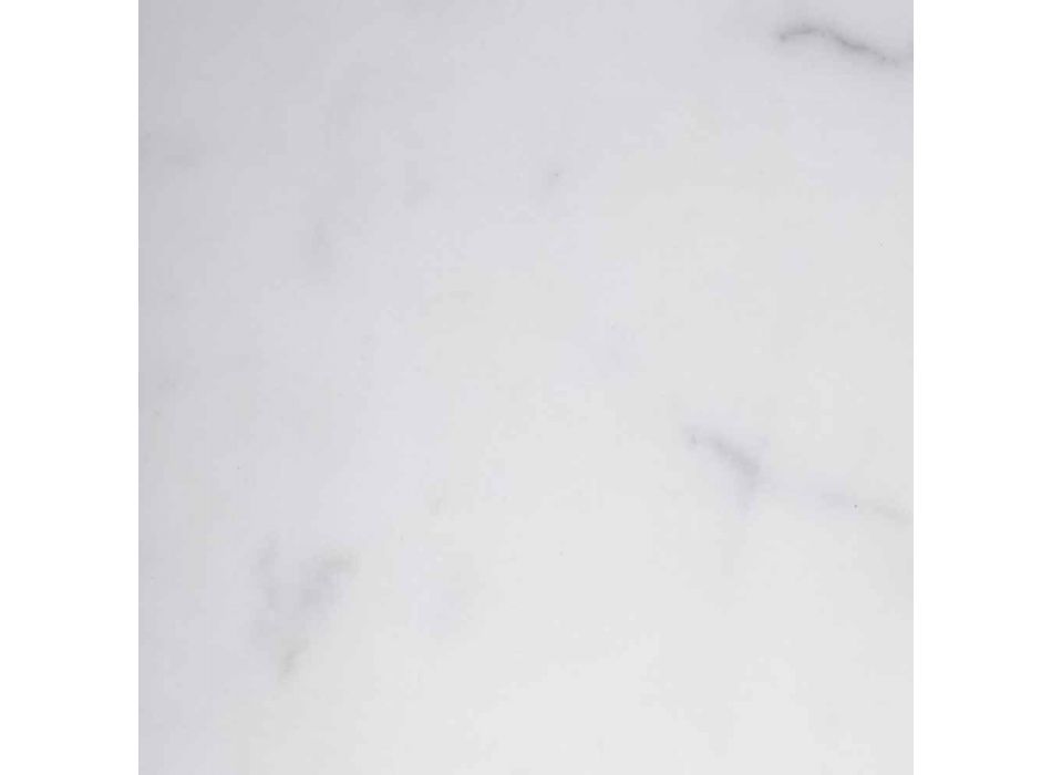 Molinillo de pimienta en mármol blanco satinado Carrara Modern Made in Italy - Faron viadurini