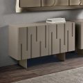 Aparador con 2 puertas push-pull de MDF fabricado en Italia - Fabrizia