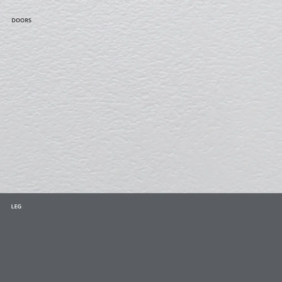 Aparador con puertas en laminado HPL efecto piedra Made in Italy - Fiorenza viadurini