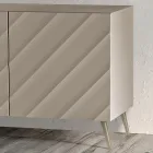 Aparador para salón con 3 puertas de MDF disponible en varios acabados - Elettra viadurini