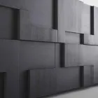 diseño aparador de madera de alerce cepillado de calor tratada Azalea viadurini