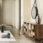 Aparador étnico en madera de mango reciclada y acacia Homemotion - Auriel viadurini