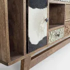 Aparador étnico en madera de mango reciclada y acacia Homemotion - Auriel viadurini