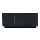 Aparador de madera con 2 o 3 puertas en laminado HPL Made in Italy - Fiorenza viadurini