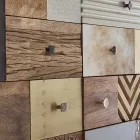 Aparador en Madera de Mango 2 Puertas 4 Cajones Estilo Étnico Homemotion - Auriel viadurini