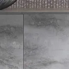 Aparador moderno con tres puertas en bronce o melamina gris Made in Italy - Clemente viadurini