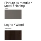 Aparador moderno de madera y metal curvado, fabricado en Italia - Rugiada viadurini