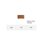 Aparador de Salón en Mdf y Madera Maciza 2 o 3 Puertas Made in Italy - Chamber viadurini